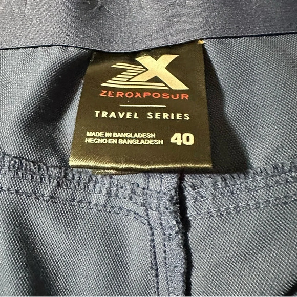 Zeroxposur men's size 40 lightweight blue shorts - Picture 3 of 3
